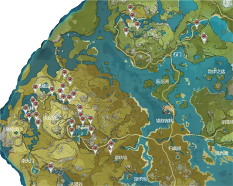 原神璃月区域特产大全 璃月材料位置分布一览