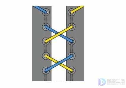 鞋带的24种系法运动鞋