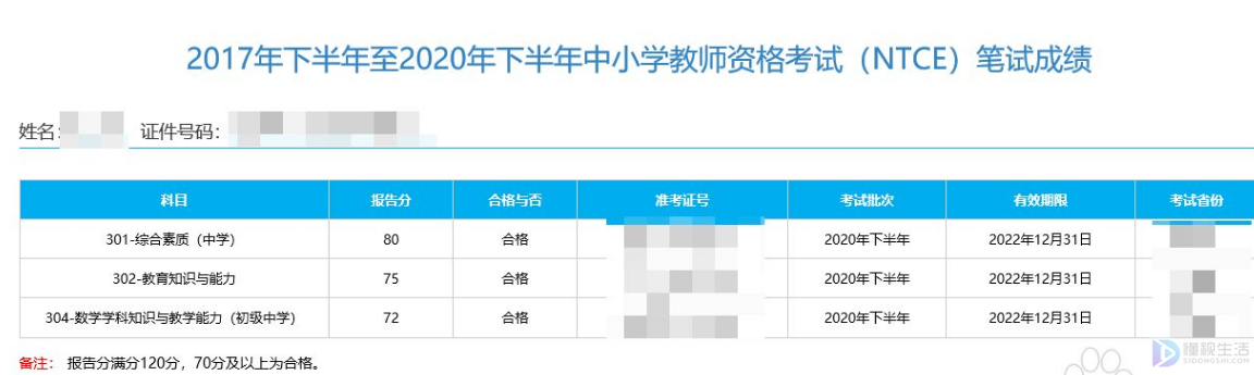 教资什么时候出成绩