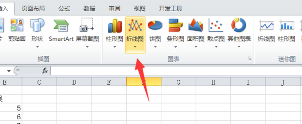 excel2016中如何插入折线图