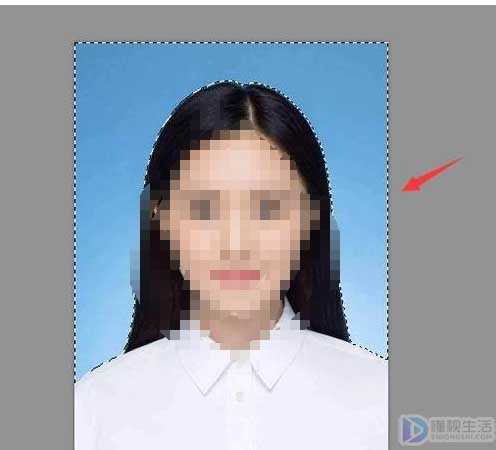 如何将证件照的蓝底变成白底