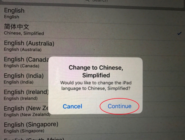 ipad英文如何改中文
