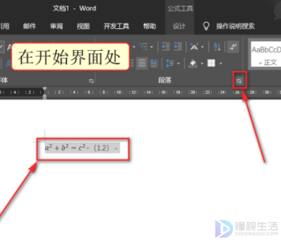 word公式后面加编号