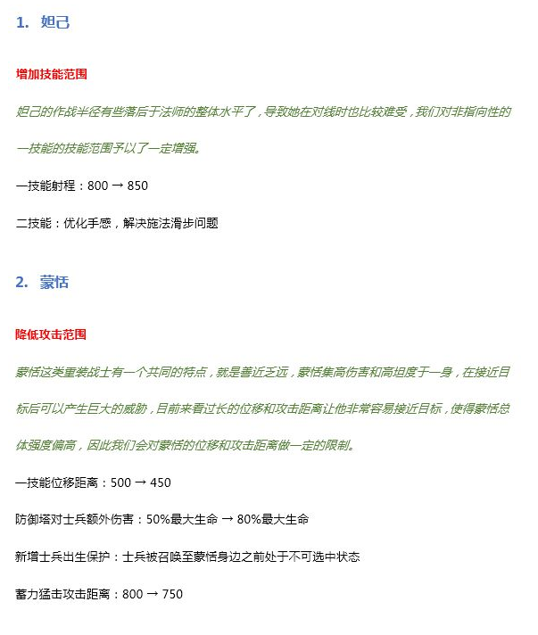 王者荣耀11月10日英雄调整了什么 滑步和位移优化英雄名单一览