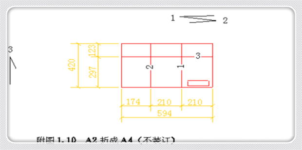 a0、a1、a2、a3图纸折叠方法是什么