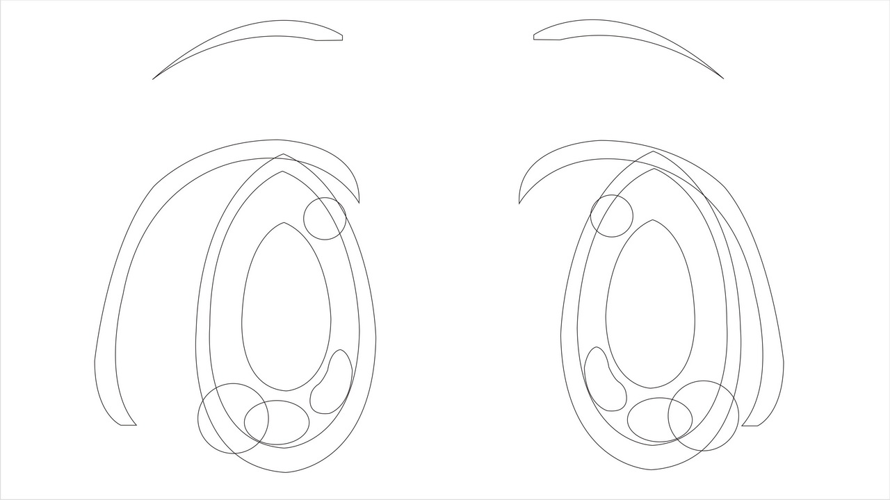 眼睛简笔画怎么画好看