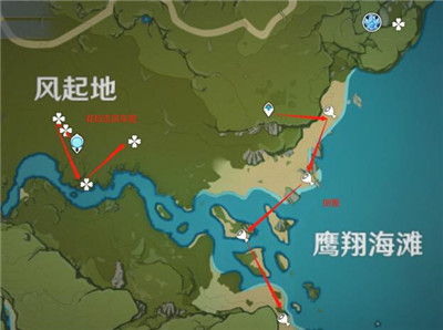 原神最全材料采集路线图 原神每日采矿路线图