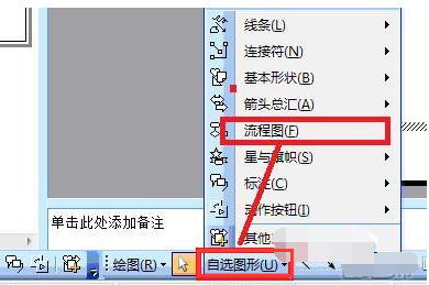 PPT2003中如何绘制流程图