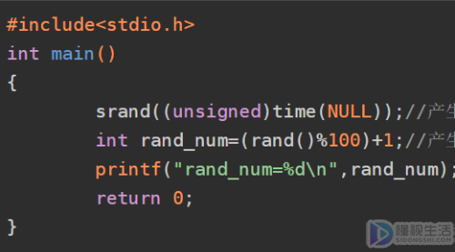 c语言中rand是什么意思