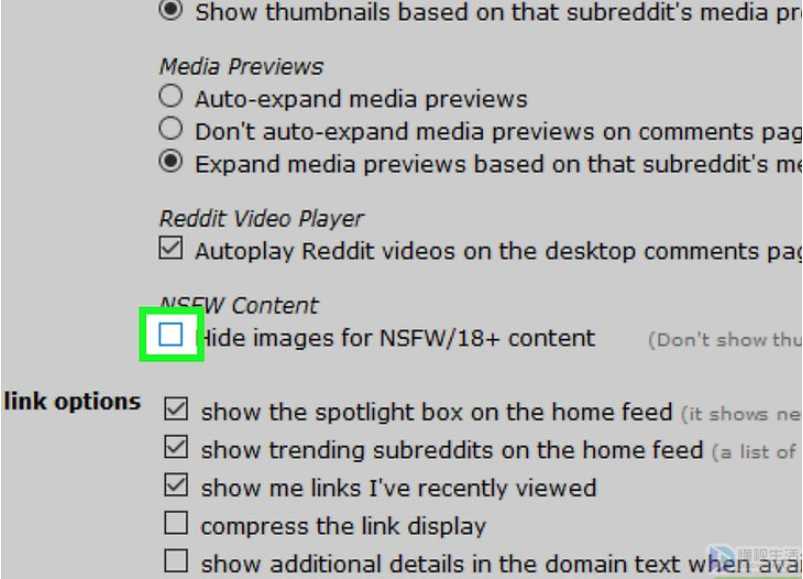 reddit如何启用不适合工作场所浏览的内容