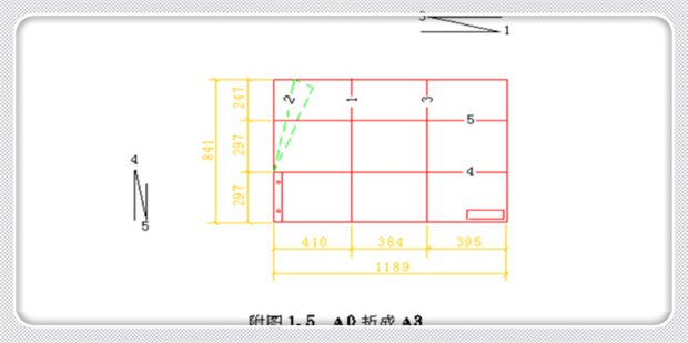 a0、a1、a2、a3图纸折叠方法是什么