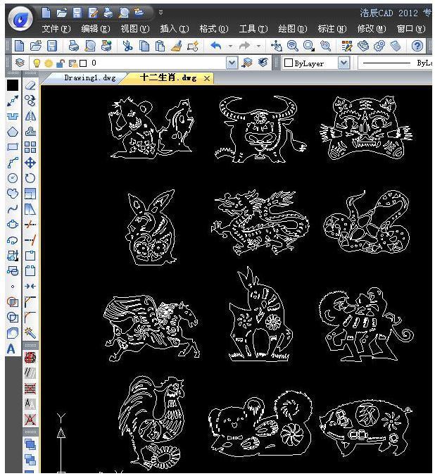 将jpg等图片文件转为dwg、dxf等CAD矢量文件的方法