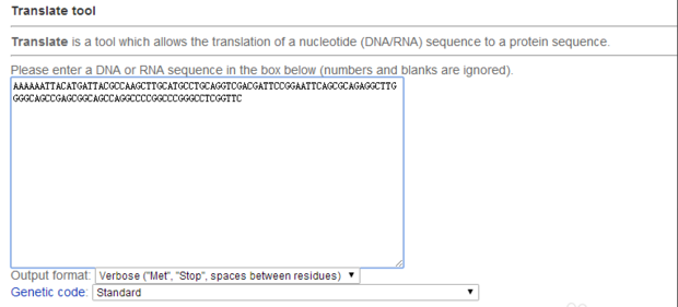 dna序列如何翻译氨基酸在线软件