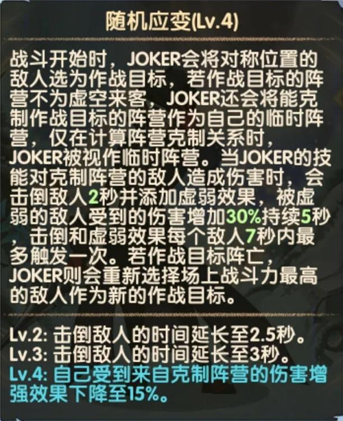 剑与远征JOKER技能和专属装备家具一览