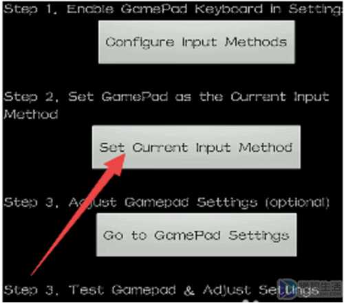 gamepad如何设置背包键