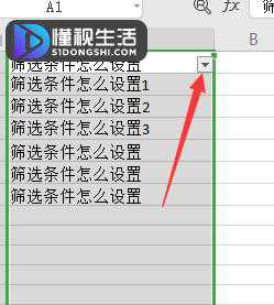 筛选条件如何设置