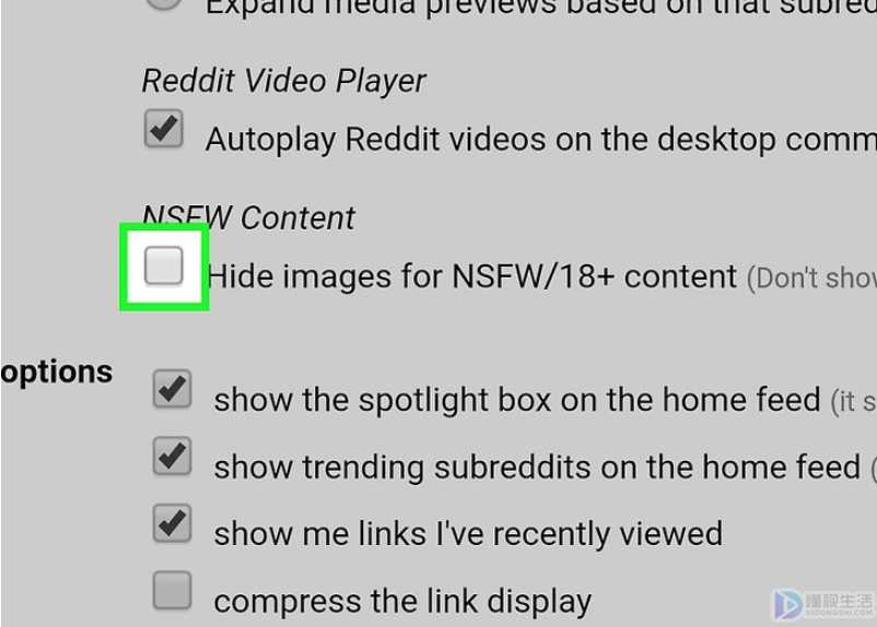 reddit如何启用不适合工作场所浏览的内容
