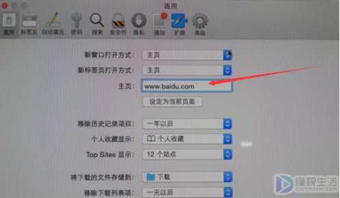 苹果电脑safari浏览器如何设置主页
