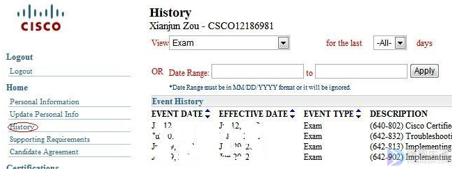 如何查看CISCO认证