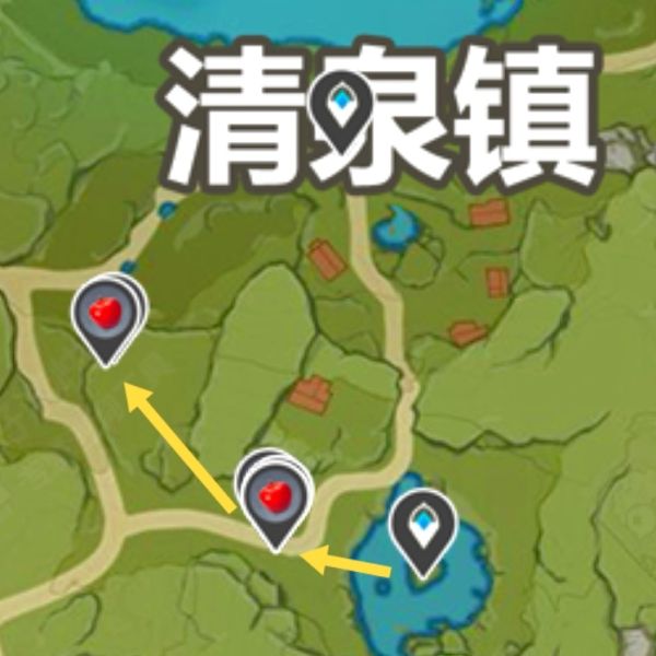 原神苹果采摘地点路线汇总