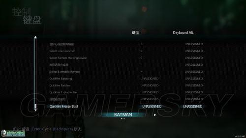 蝙蝠侠：阿甘骑士-按键操作图文详解 怎么操作