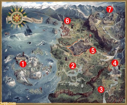 巫师3-世界地图区域一览_世界地图&SKELLIGE