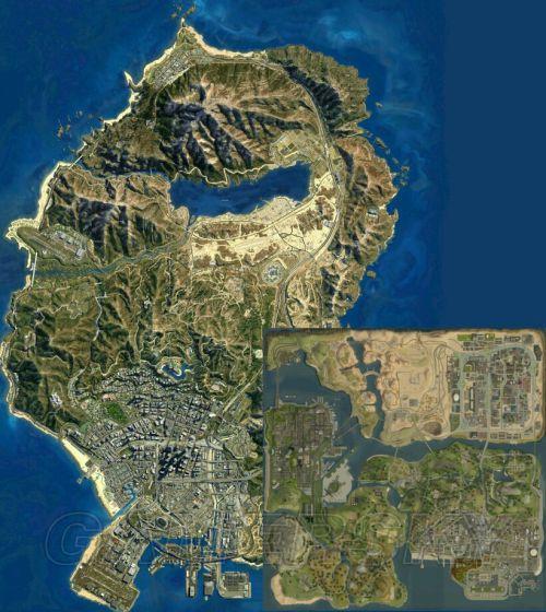 侠盗猎车手5-GTASA地图场景对比_<span>GTA5与圣安地列斯（1）</span>