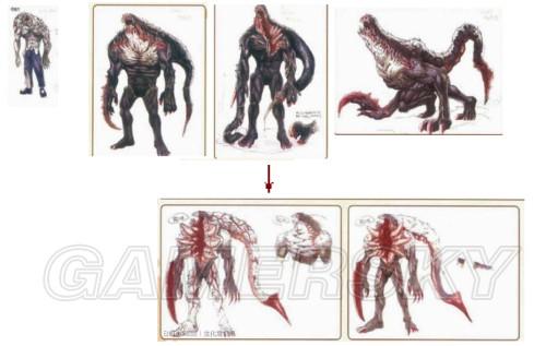 生化危机-系列各种形态暴君原设图评鉴_<span>系列暴君一览</span>