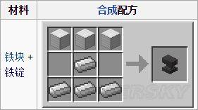 《我的世界》铁砧基础资料与铁砧机制详解