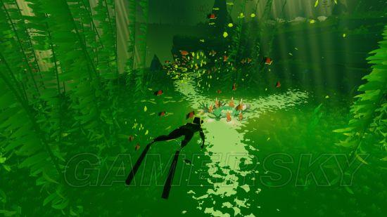 《ABZU》贝壳冥想水潭全收集地点图文一览_第一章-海草（1） 