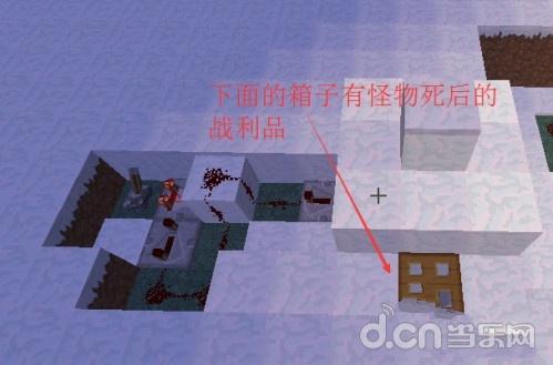 我的世界-吊打怪物及无限刷雪球机制作图解