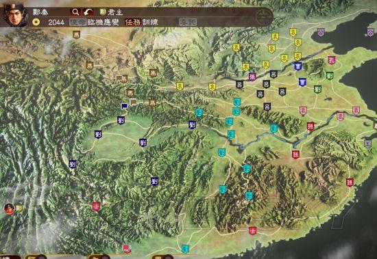 《三国志13》群雄割据永昌开局图文战报_确认设定