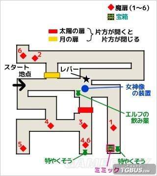 《勇者斗恶龙英雄》海底神殿地图详细攻略