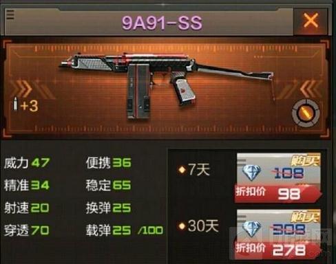 穿越火线：枪战王者-9A91SS值得买吗 9A91SS上手分析