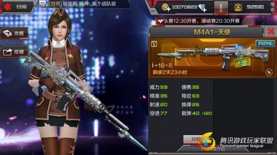 穿越火线：枪战王者-【大神盘点】M4A1-天使与M4A1-雷神，来自天空的对决