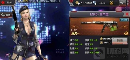 穿越火线：枪战王者-MP5白羊座好不好用 无声暗杀之王评测