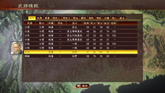 《三国志13》4个1属性大将四面楚歌换国战报