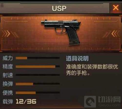 穿越火线：枪战王者-USP手枪使用技巧 平民副武器第一选择