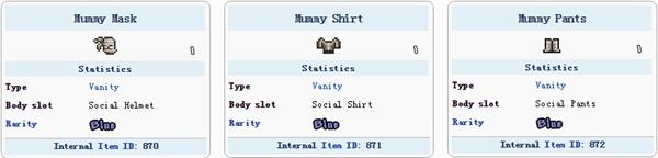 泰拉瑞亚-木乃伊服装获取方法一览