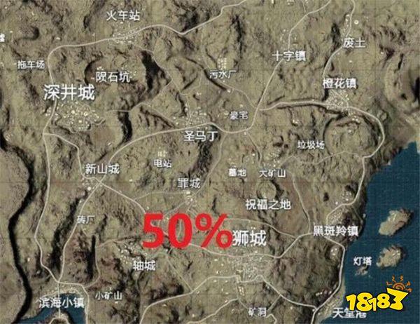 绝地求生：刺激战场-最受欢迎的地图排名 最后一名只有3%人气