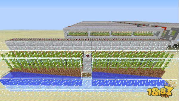 我的世界-全自动甘蔗农场 轻松收获甘蔗