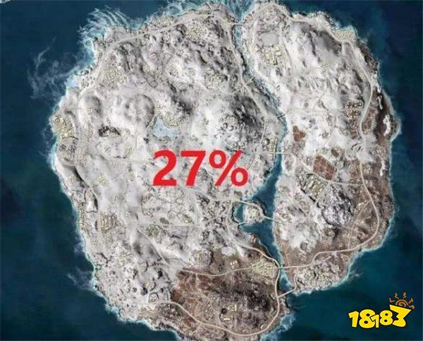 绝地求生：刺激战场-最受欢迎的地图排名 最后一名只有3%人气