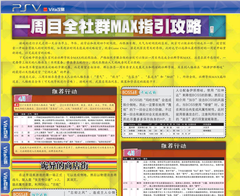 女神异闻录4黄金版全流程图文攻略 全社群MAX指引