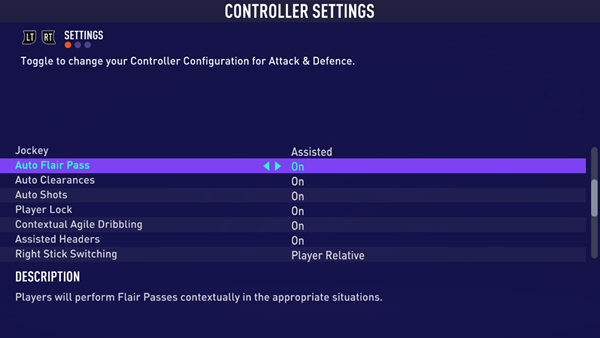 FIFA21自定义设置新增选项列表 More Settings更多设置一览