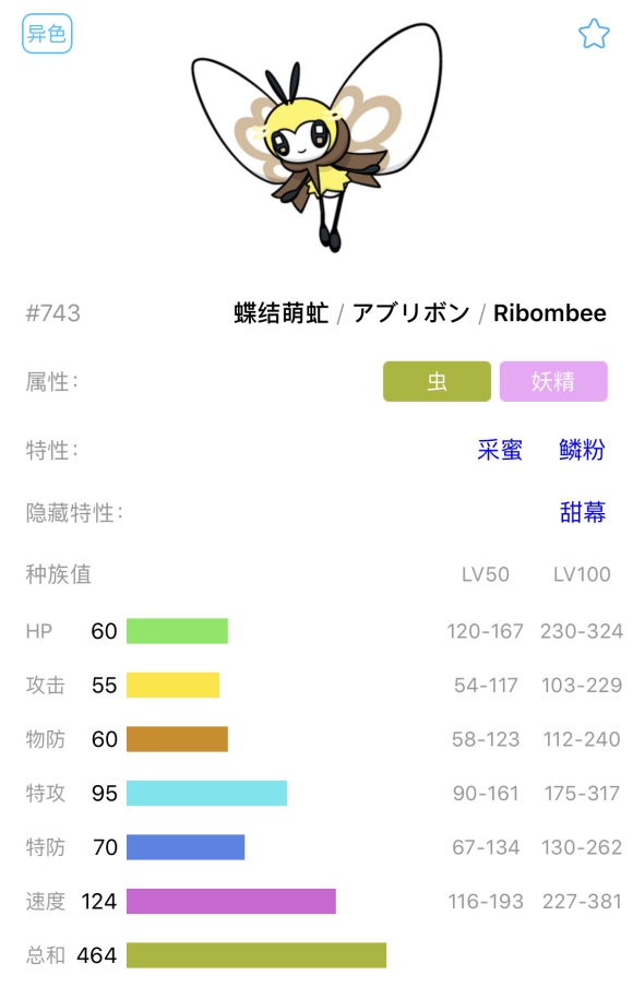 宝可梦剑盾蝶结萌虻单打对战分析特性、技能、努力值选择指南