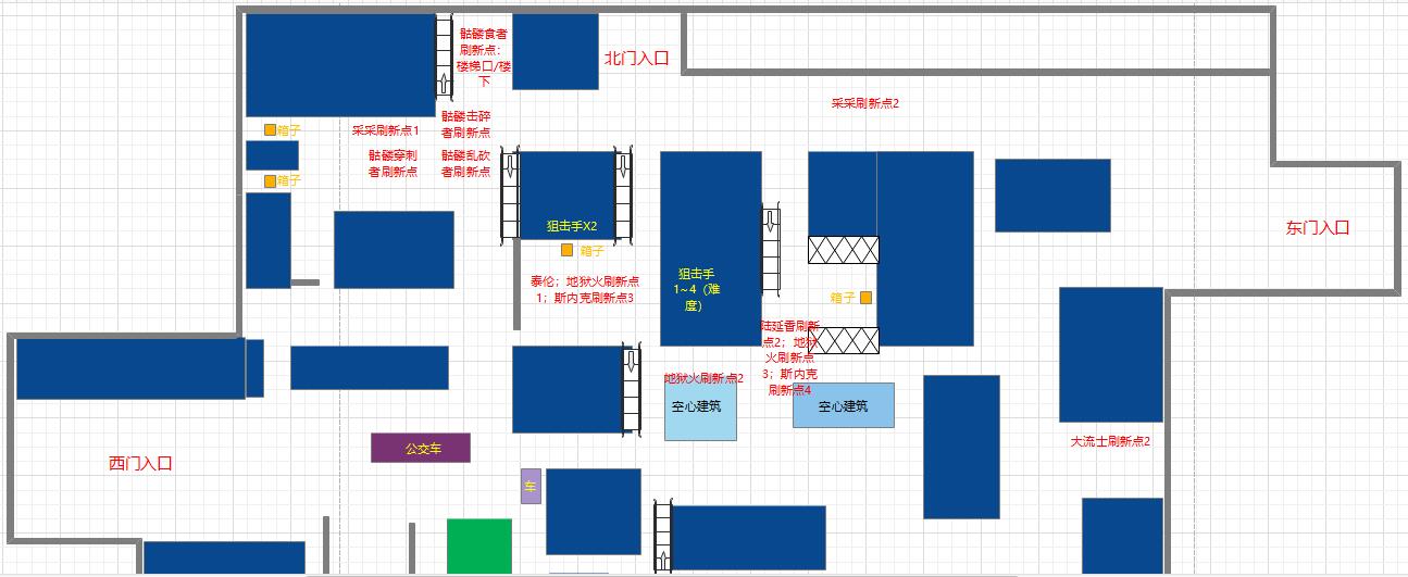 纷争终结者46地图资料汇总 46紫平面图分享