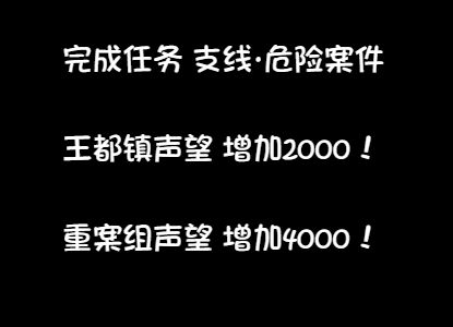 大千世界危险案件任务攻略 王都重案组任务过法详解