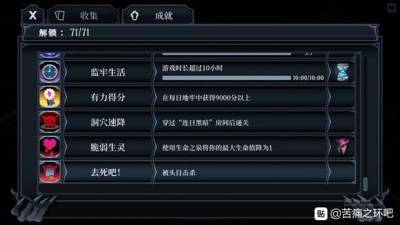 苦痛之环全成就解锁方法 全成就奖励一览