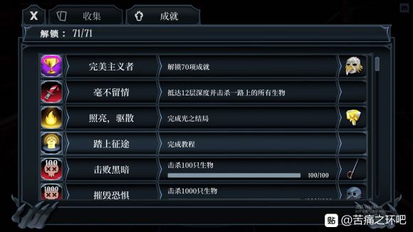 苦痛之环全成就解锁方法 全成就奖励一览