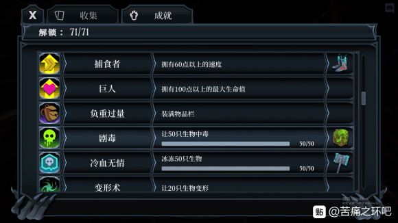 苦痛之环全成就解锁方法 全成就奖励一览
